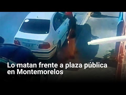 Lo matan frente a plaza pública en Montemorelos