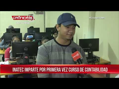 INATEC imparte por primera vez curso de contabilidad en Ometepe - Nicaragua
