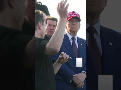 Trump watches SpaceX Starship launch