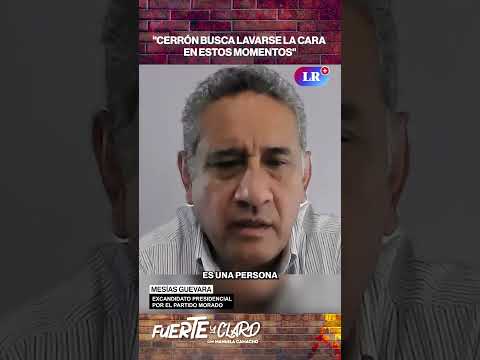 "CERRÓN BUSCA LAVARSE LA CARA EN ESTOS MOMENTOS” #shorts