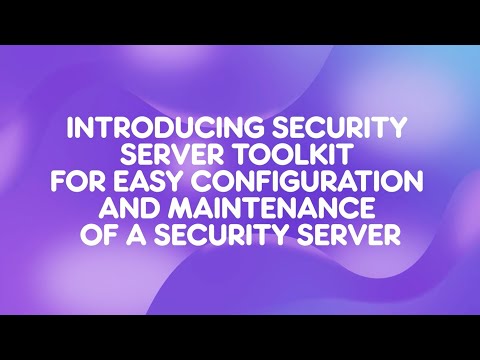 Anssi Ahlberg & Ilkka Seppälä - Introducing Security Server Toolkit
