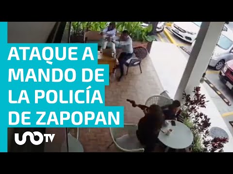 Revelan video del ataque a balazos a mando de la policía de Zapopan