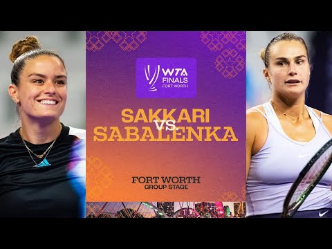 Maria Sakkari vs. Aryna Sabalenka | 2022 WTA Finals Group Stage | Match Highlights