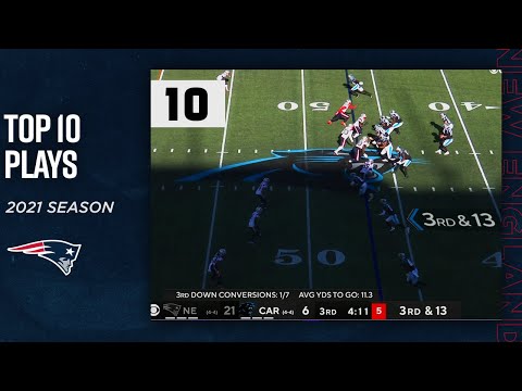 Top 10 Patriots plays | 2021 season video clip
