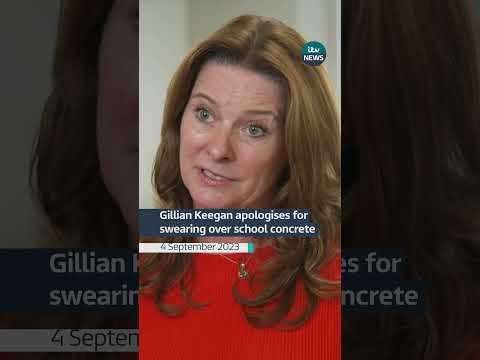Gillian Keegan apologises for swearing over school concrete crisis #ITVNews #uk