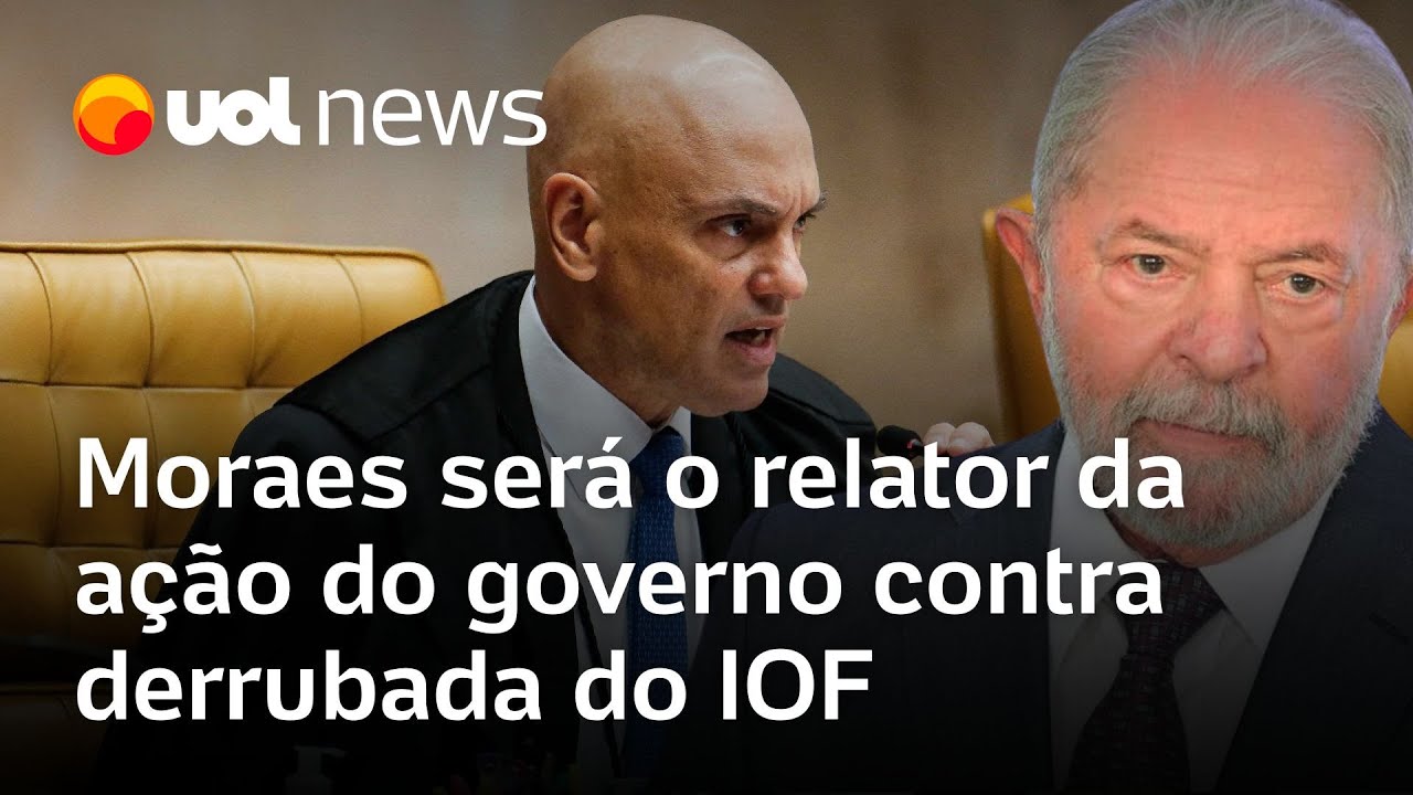 Moraes será relator da ação protocolada pelo governo Lula contra a derrubado do IOF pelo Congresso