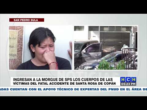 ¡Doloroso! familiares lloran la pérdida de JostinJoel Vásquez en la morgue de SPS