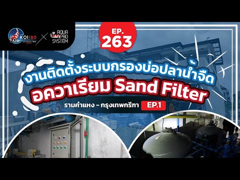 ติดตั้งระบบSandFilterปลาน้ำจ