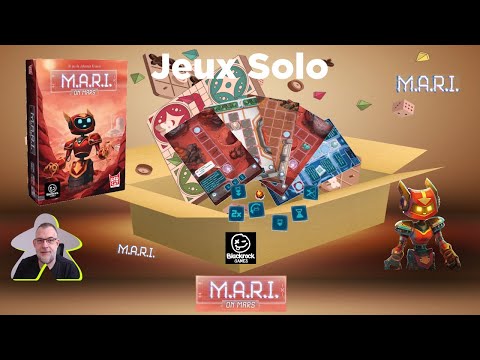 Unboxing - M.A.R.I on mars | Blackrock Games | jeu de société