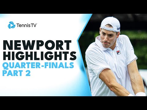 Isner Faces Paul; Michelsen and McDonald Face Off | Newport 2023 Highlights Day 5