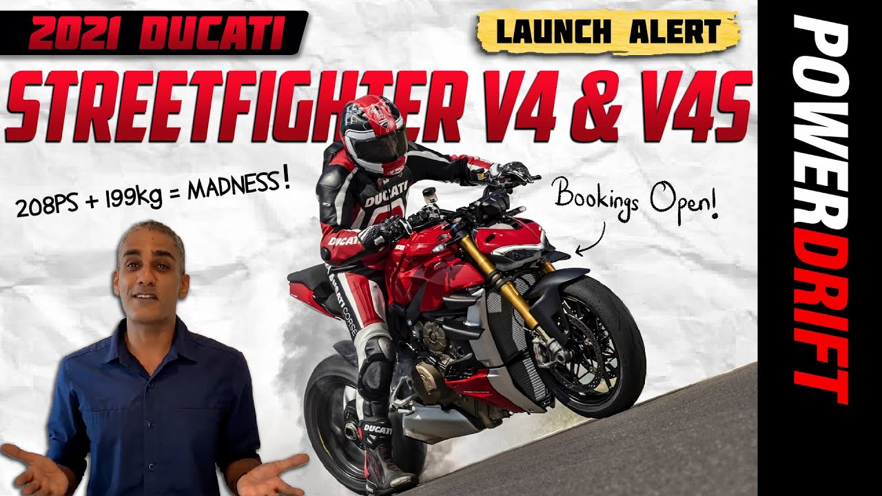 Launch Alert! 2021 Ducati Streetfighter V4 and V4 S | PowerDrift