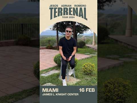 Amigos de Miami, nos vemos mañana en el James L. Knight Center  #terrenaltour #shorts