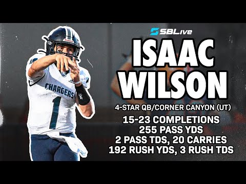 ISAAC WILSON’S 5-TOUCHDOWN STATE TITLE PERFORMANCE MAY BE THE BEST UTAH’S EVER SEEN! 🏈