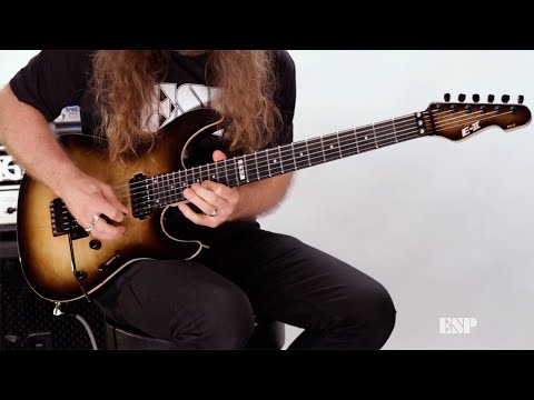 ESP Guitars: E-II SN-II Nebula Black Burst Demo by Jamie Hunt