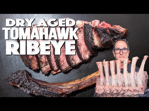 MY NEW FAVORITE STEAK? 45 DAY DRY AGED TOMAHAWK RIBEYE... | SAM THE COOKING GUY