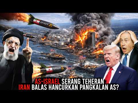 TEHERAN DISERANG AS-ISRAEL, SERANGAN BALASAN IRAN HANCURKAN PANGKALAN AS? Timur Tengah Makin Memanas