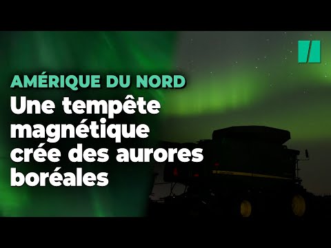 Des aurores boréales ont été filmées aux États-Unis et au Canada lors d’une tempête géomagnétique