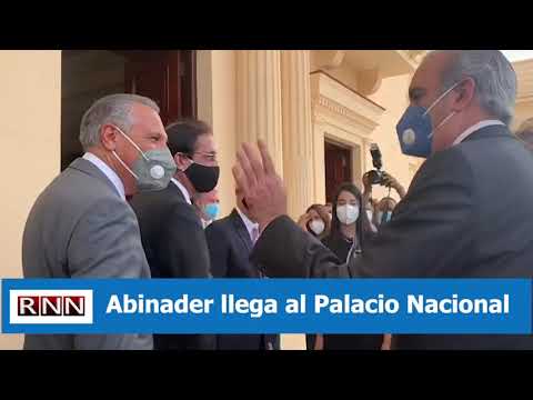 Abinader llega al Palacio Nacional