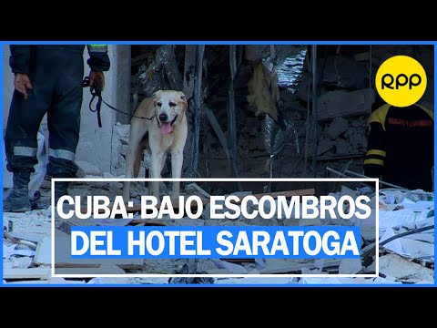 Cuba: la búsqueda sigue en los escombros del hotel Saratoga