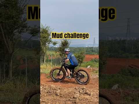 Fat tire E-Mtb mud challenge #emtb #ebike #emtblife #outdoors #ebikes #freybike