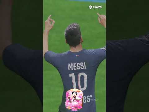 Messi's magical left foot from outside the box | #fc25 #footballshorts #shorts