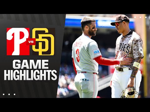 Phillies vs. Padres Game Highlights (7/13/25) | MLB Highlights