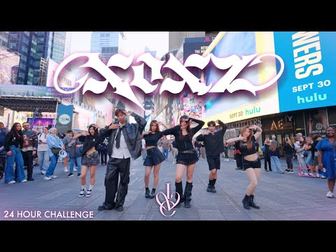 [K-POP IN PUBLIC | TIMES SQUARE | 24 HOUR CHALLENGE] IVE(아이브) - ‘XOXZ’ Dance Cover