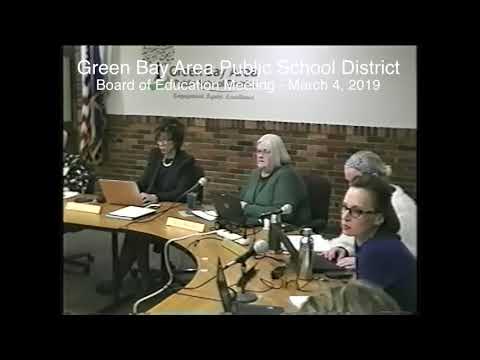 GBAPSD Board of Education Meeting: March 4, 2019