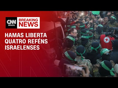 Hamas liberta quatro reféns israelenses | CNN NEWSROOM