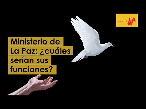 Proponen crear Ministerio de La Paz: ¿en qué consiste?