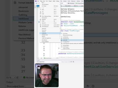 Visual Studio 2022 - Tour: Edit Menu - Part 5 IntelliSense! #visualstudio2022 #microsoft