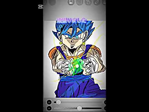 久しぶりに絵描いてみた✨ベジットブルーを描きました。どうかな? #ドラゴンボール #ベジット #ファンアート #イラスト