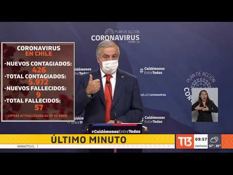 Chile se acerca a los 6 mil contagiados por COVID-19