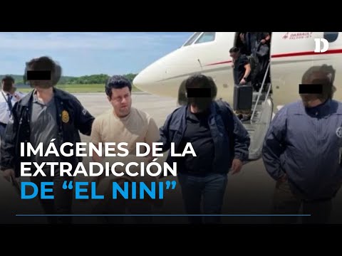 Imágenes de El Nini, exjefe de seguridad de Los Chapitos, siendo extraditado a EE. UU. | El Diario