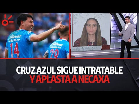 CRUZ AZUL sigue intratable y APLASTA a Necaxa