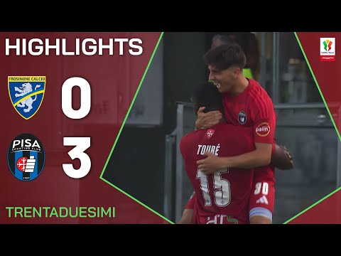 FROSINONE-PISA 0-3 | HIGHLIGHTS | TRENTADUESIMI | Coppa Italia Frecciarossa 2024/25