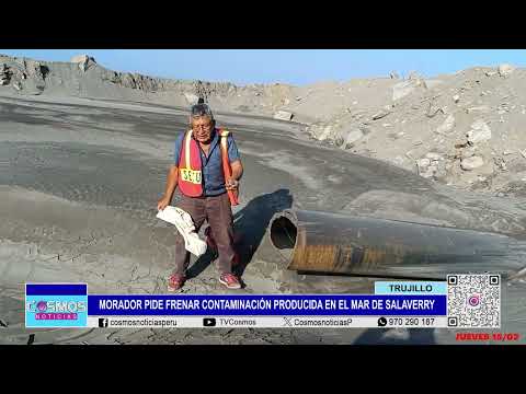 Trujillo: morador pide frenar contaminación producida en el mar de Salaverry