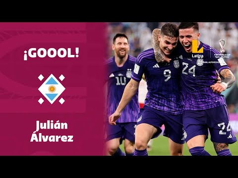 ¡GOOOL! Julian Alvarez no desaprovechó la oportunidad y puso el 2-0 para Argentina ante Polonia