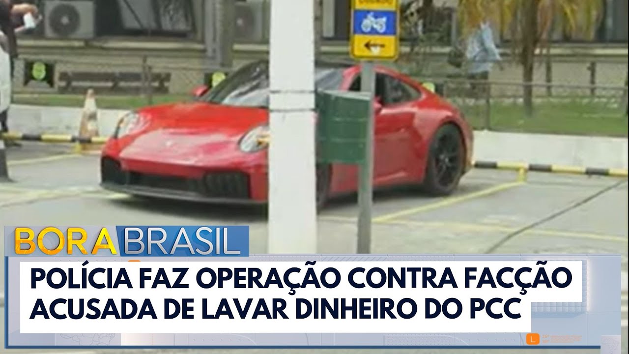 Polícia realiza operação contra facção acusada de lavar dinheiro do PCC