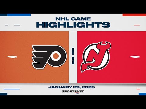 NHL Highlights | Flyers vs. Devils - January 29, 2025