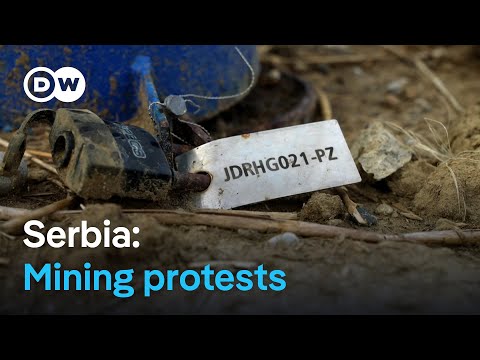 Serbia: Protests against lithium mining | DW News