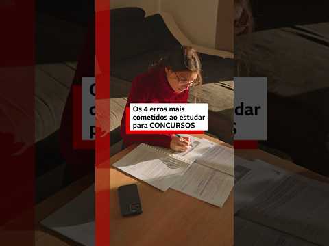 Concursos: os erros mais cometidos ao estudar para os exames #bbcnewsbrasil