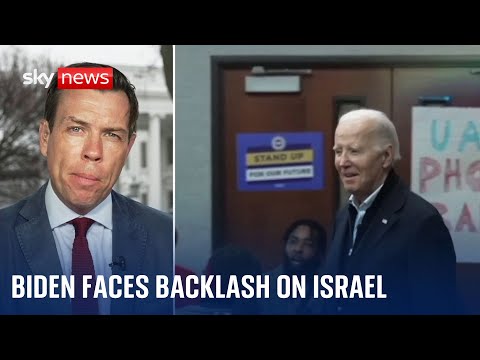Joe Biden faced voter backlash over support for Israel | US Election