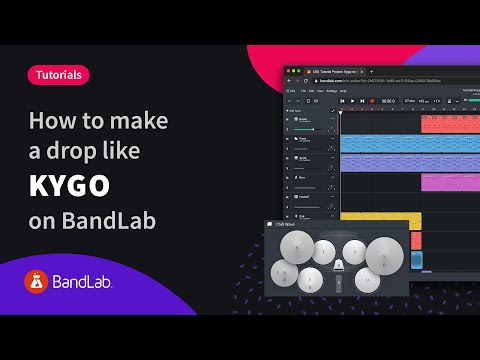 How to make a Kygo style drop using BandLab's free online mix editor.