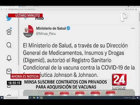 Covid-19: Minsa autoriza importación y uso de vacuna Johnson & Johnson en el Perú