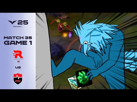 빙닭 체급 미쳤다 | KT vs NS 게임 1 하이라이트 | 04.25 | 2025 LCK