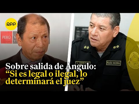 Daniel Maurate afirma que un juez determinará si salida de Jorge Angulo es legal o ilegal