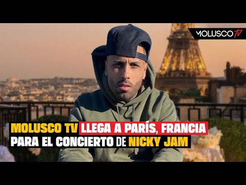 Nicky Jam insulta CON AMOR a Molusco por llegar hasta Francia para su concierto