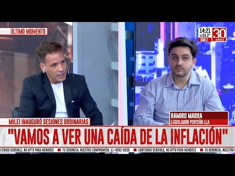 Ramiro Marra en Cónica HD:Vamos a ver una caída de la inflación