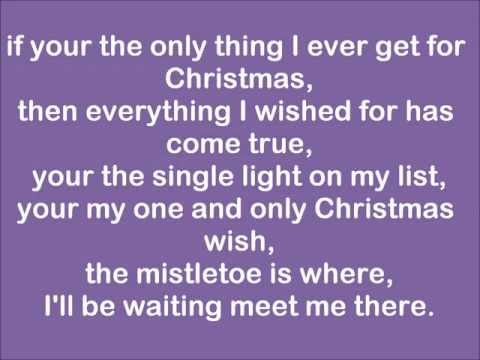 Justin Bieber-Only thing I ever get for Christmas (lyrics)